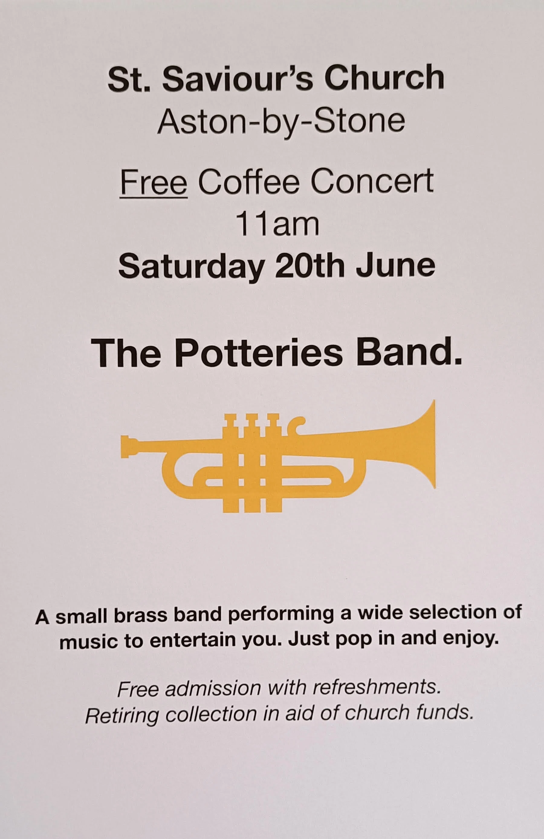 Coffee Concert Poster