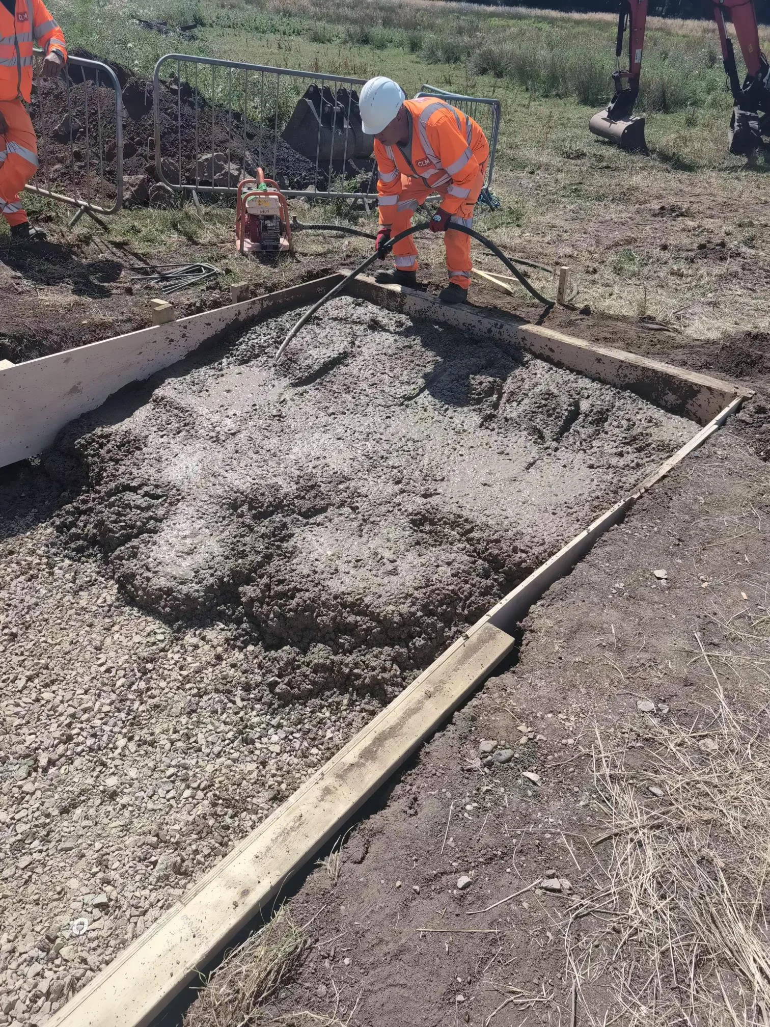 Burston Bridge new foundations