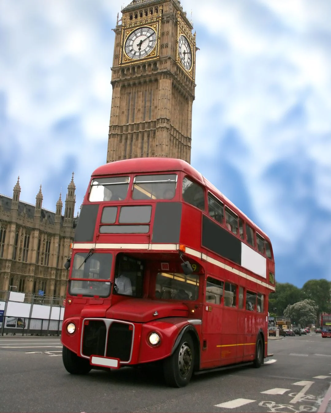 London bus and big ben