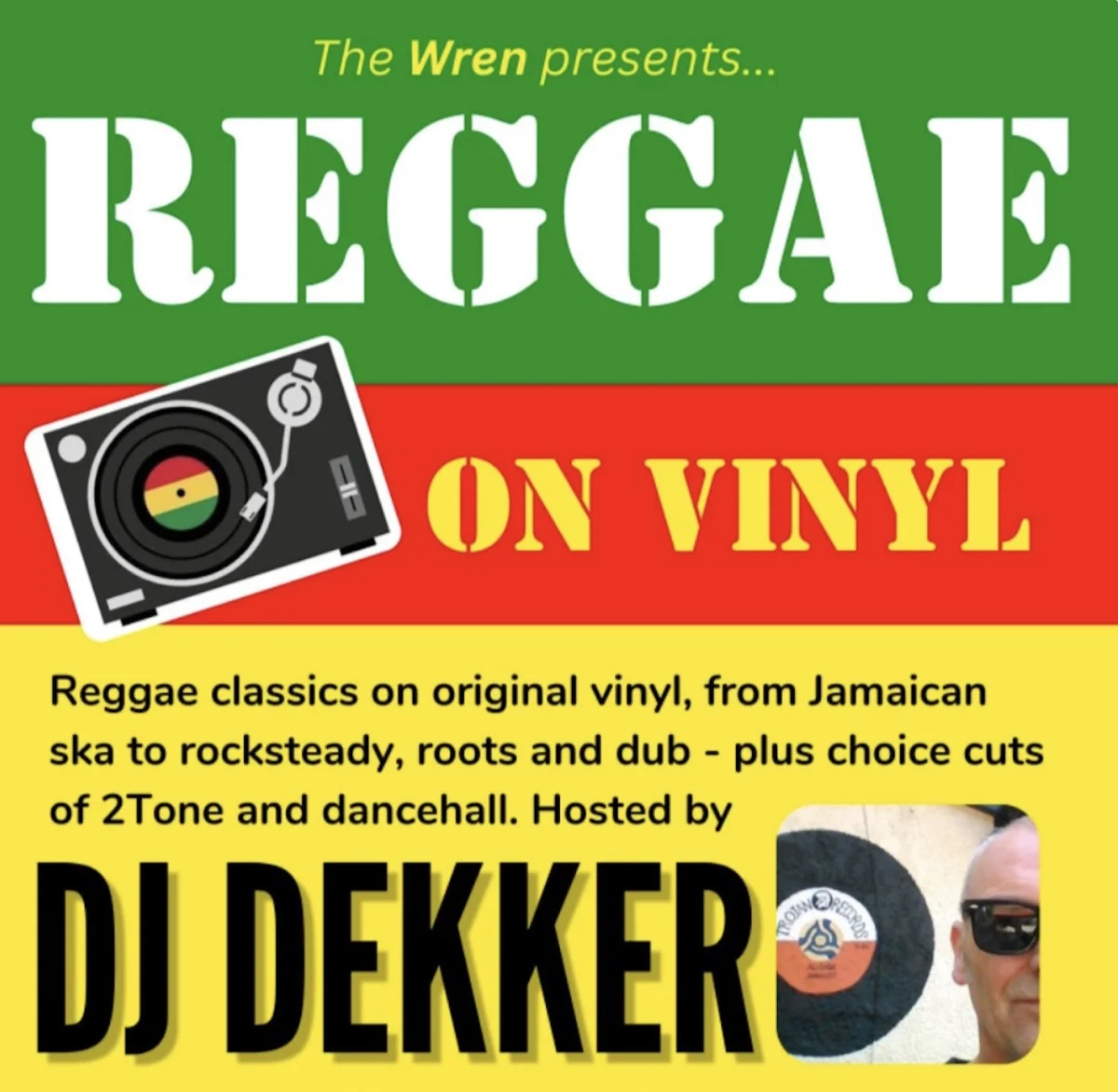 Free reggae vinyl night coming to The Wren
