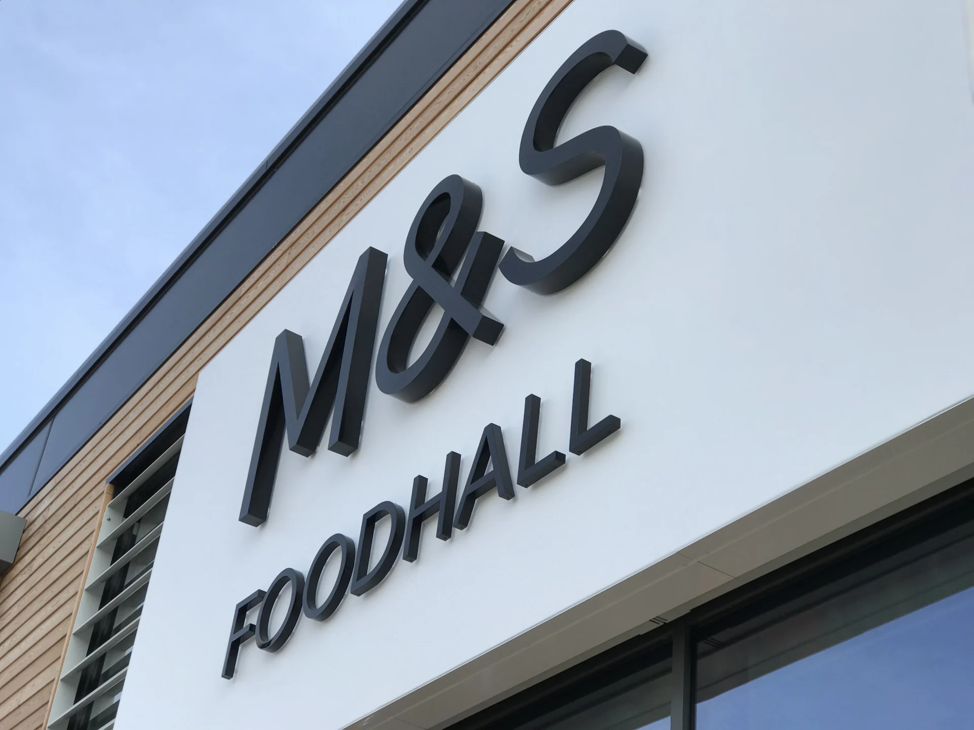 M&S Foodhall Sign