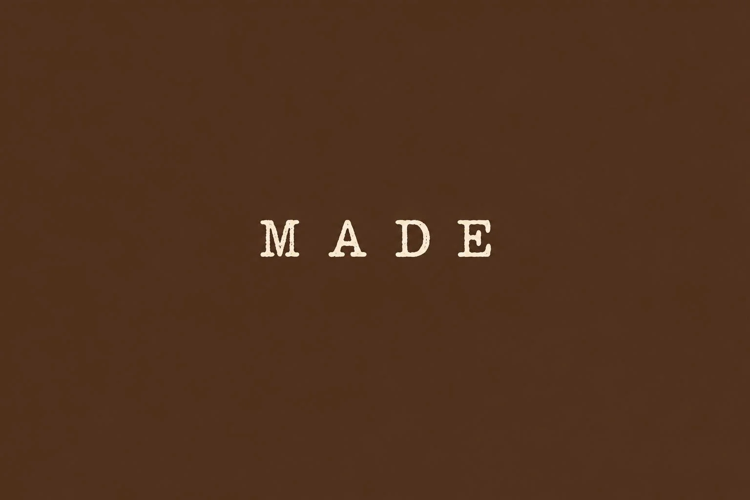 Made Stone branding