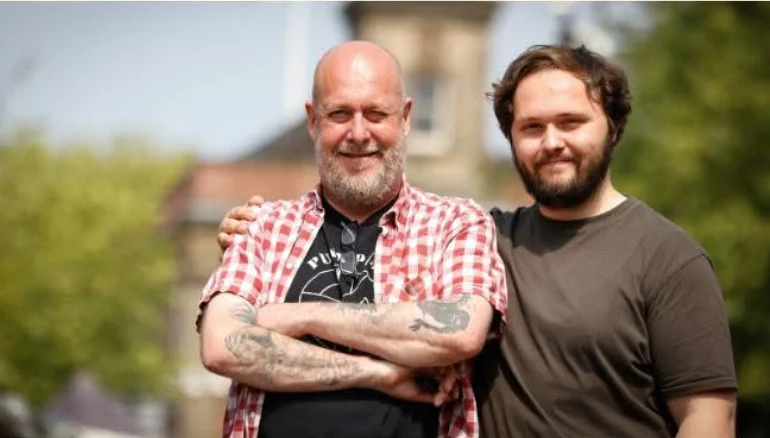 Mike Davies and Son Jake Burgess