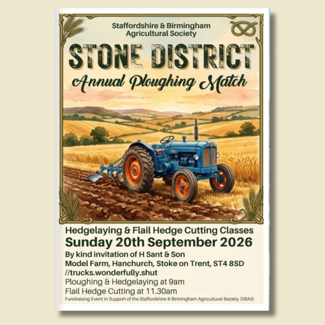 Hanchurch to host Stone District annual ploughing match