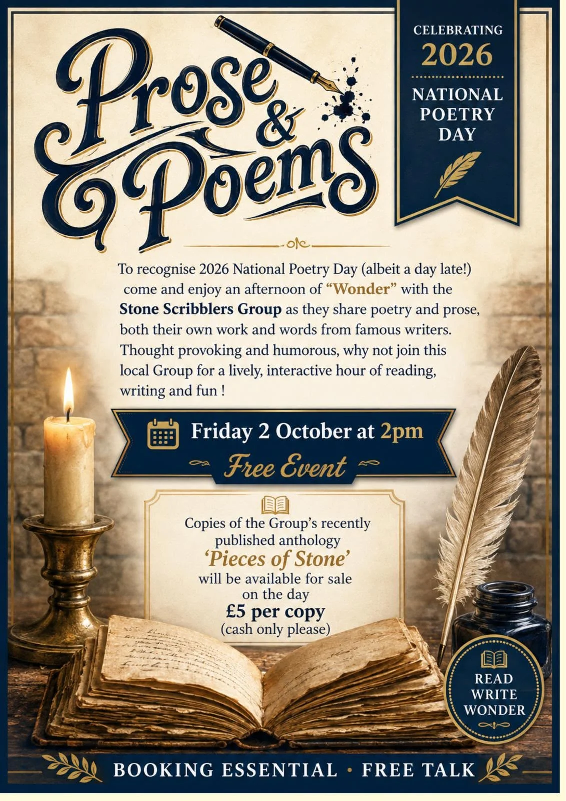 Stone Scribblers Poster