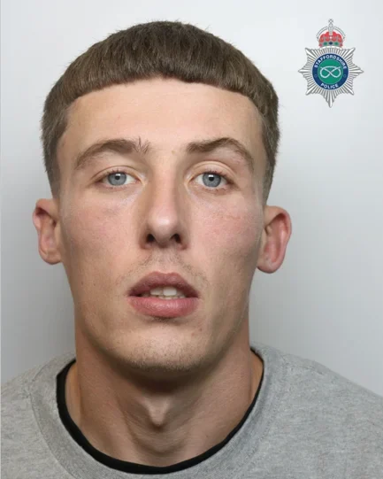 Police custody photograph of Wayne Shepherd against a pale background, with the Staffordshire Police crest in the top right.