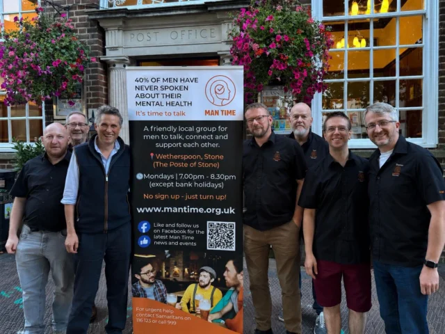 Stone men’s support group Man Time becomes registered charity