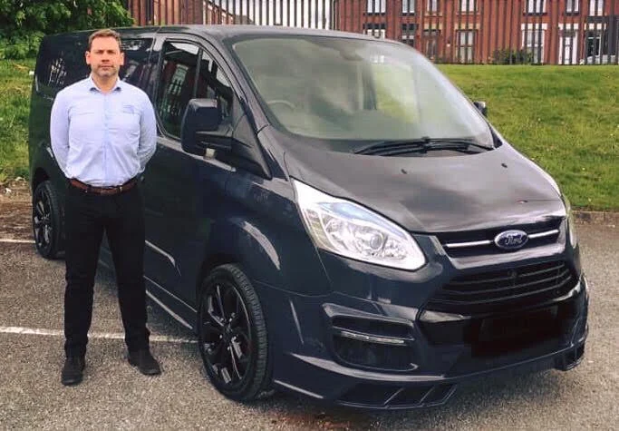 Leigh with his Complete Plumbing Van