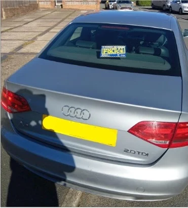 Seized car